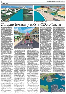 Curacao Tweede Grootste CO2 Uitstoter Antilliaans Dagblad 9 Maart 2011